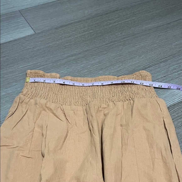 Tan Wide-Leg Pants - Picture 4 of 6